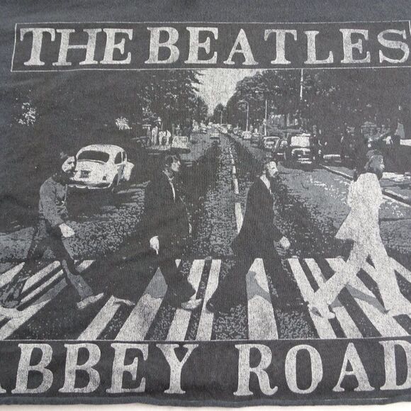 Vintage Junk Food The Beatles Abbey Road Cut Shirt Size XL - Picture 6 of 13